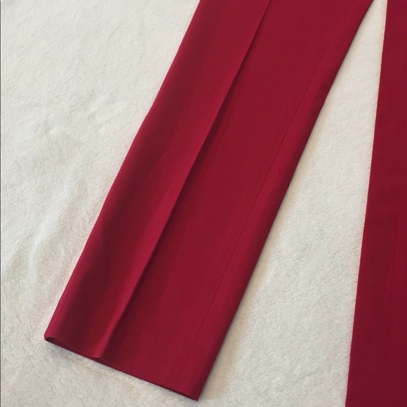 Ann Taylor Red KATE Dress Pants Slacks 4 EUC - Picture 3 of 7